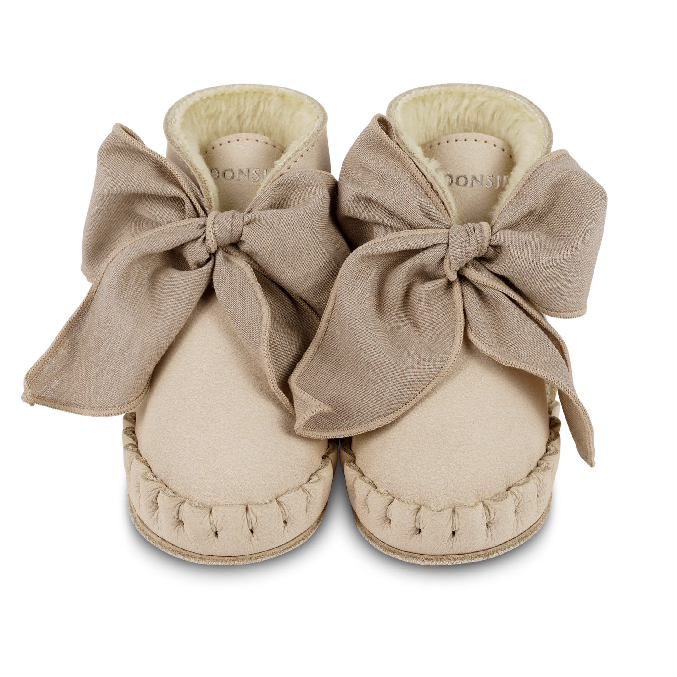 Pina organza booties powder nubuck