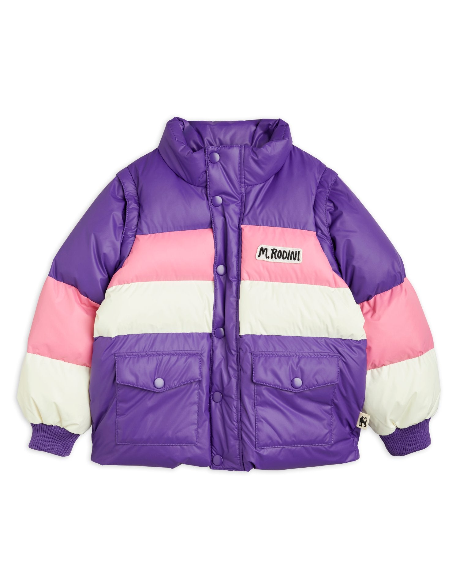 Mini Rodini Zip sleeve puffer jacket