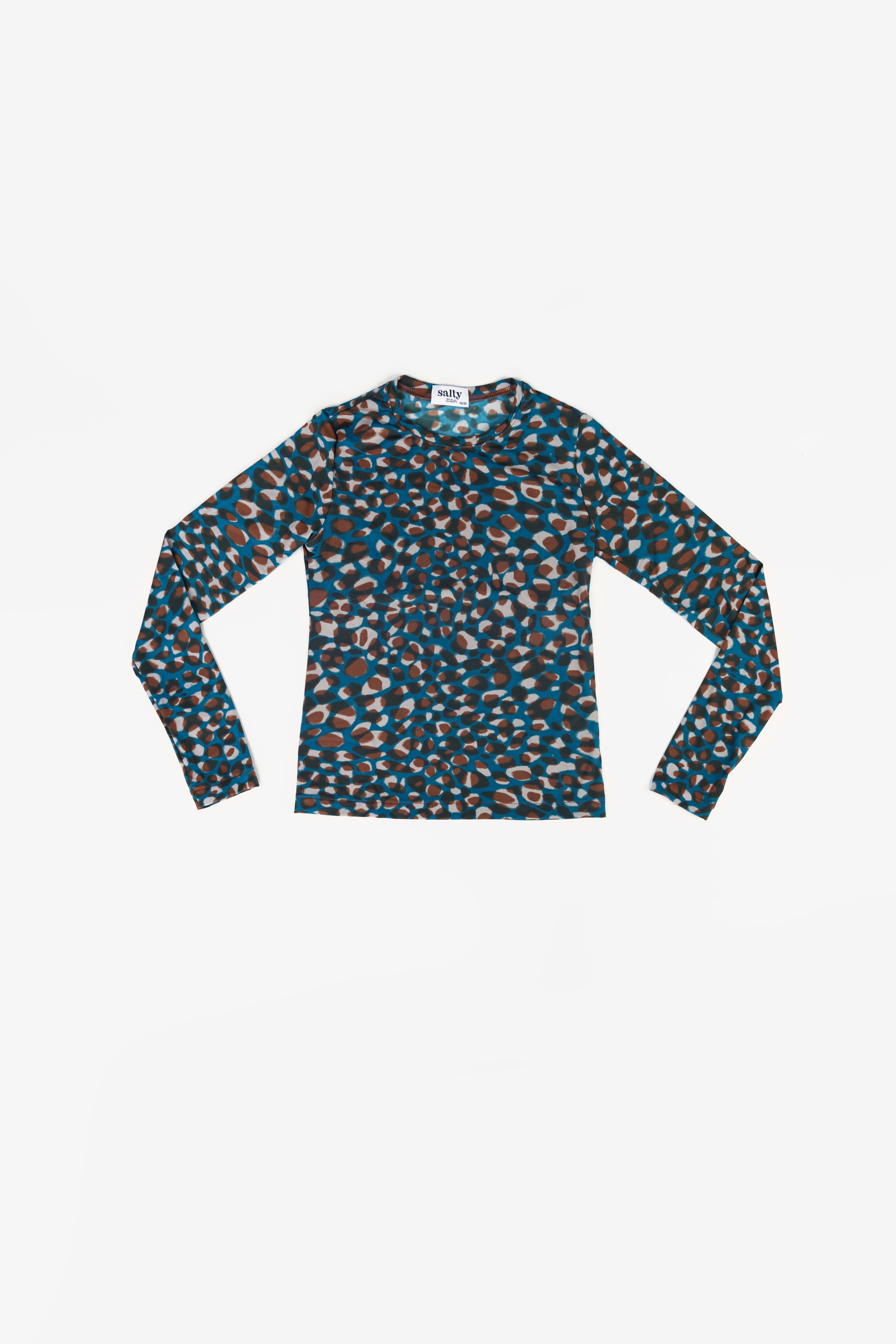 Salty Stitch Scatchy dots longsleeve blauw