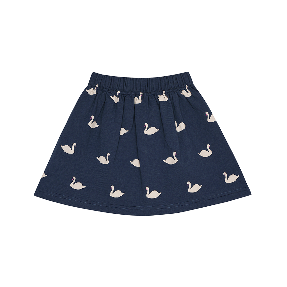 House of Jamie Mini Bow Skirt Classic Blue Swans