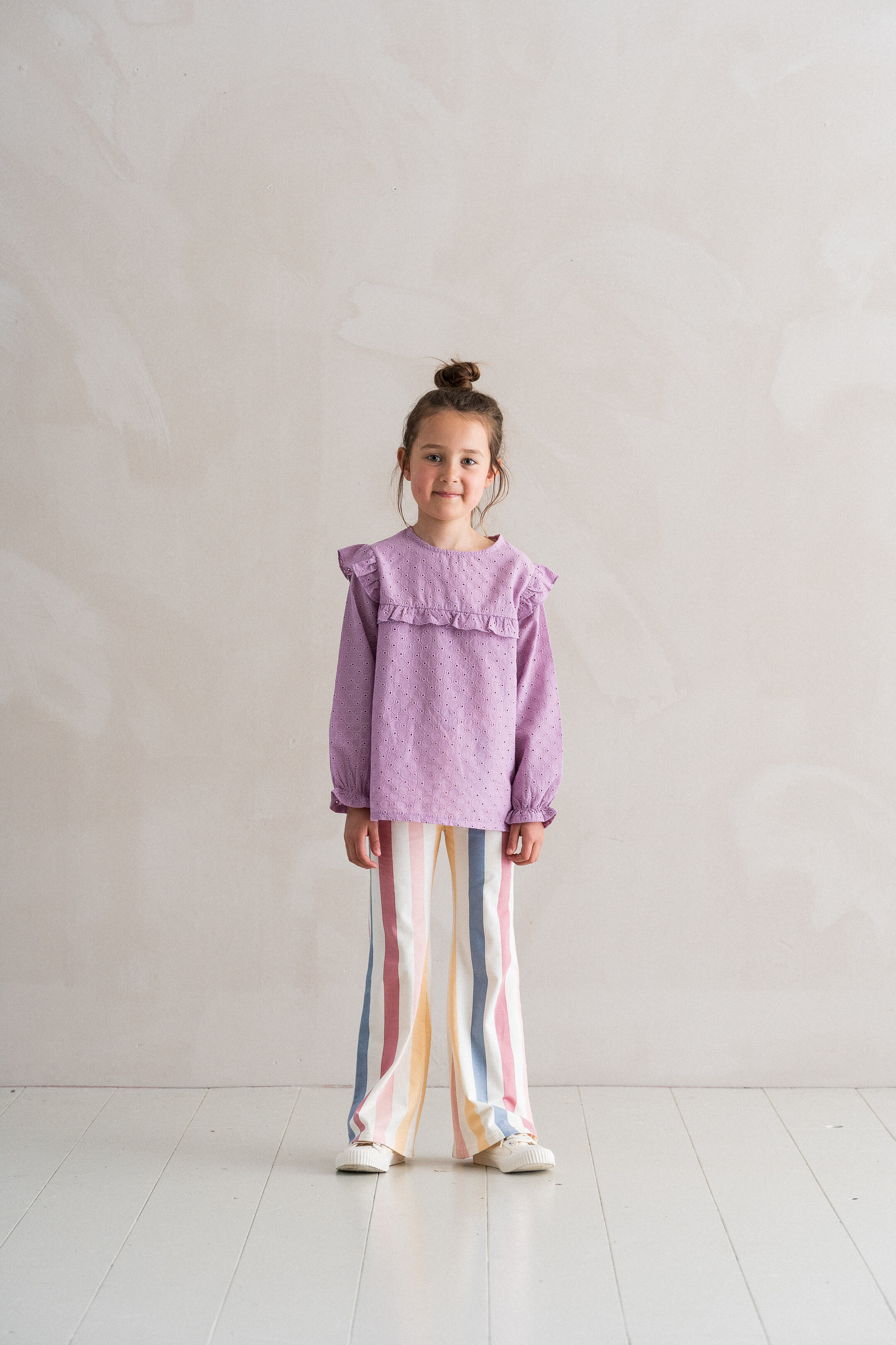 House of Jamie Broidery Tunic Lavenders