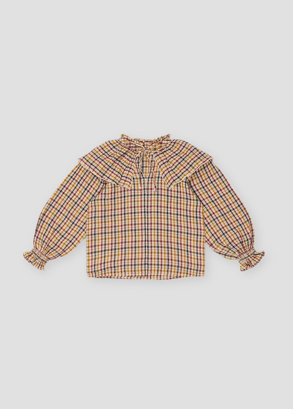 The New Society BENERICE BLOUSE - MULTICOLOR CHECK