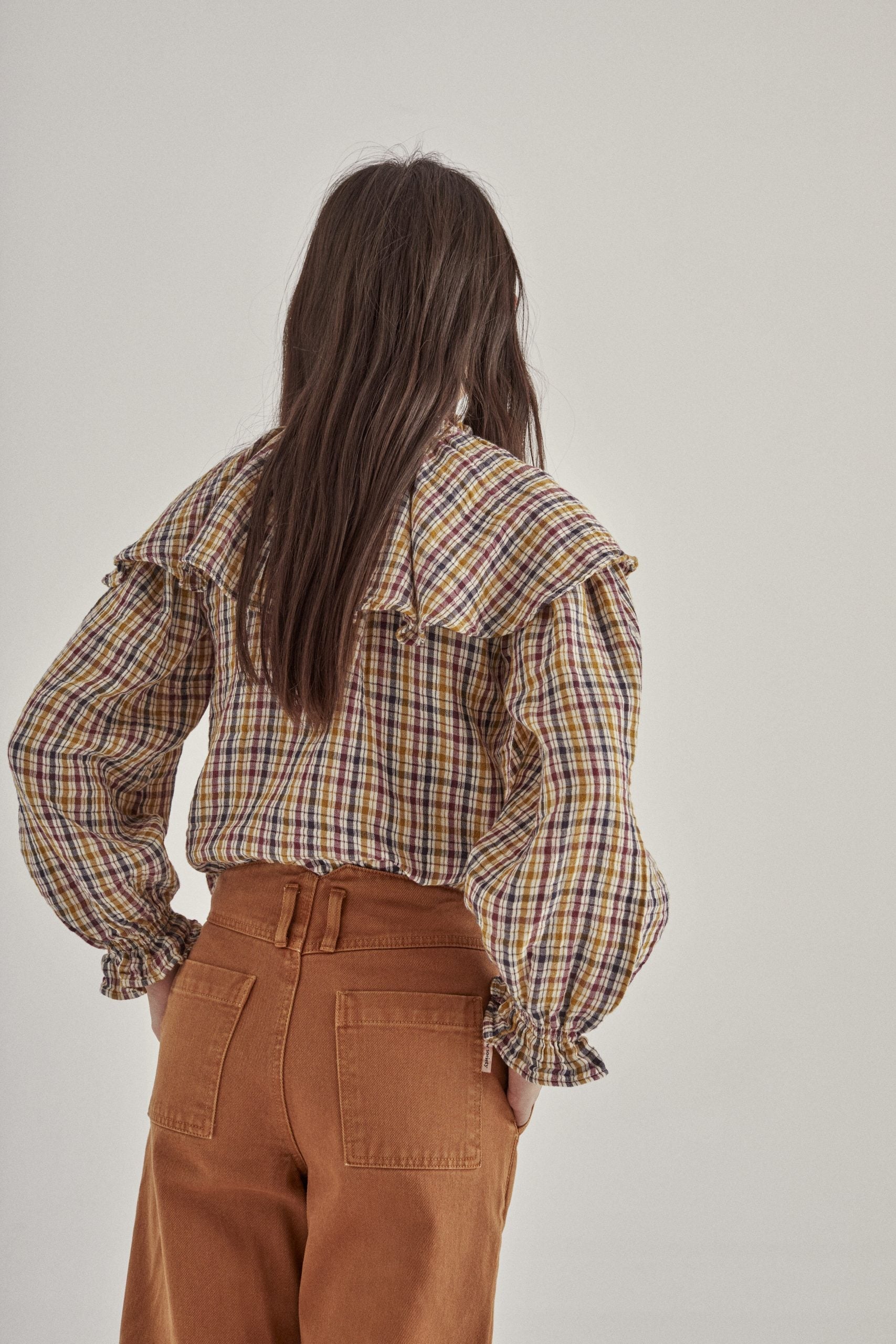 The New Society BENERICE BLOUSE - MULTICOLOR CHECK