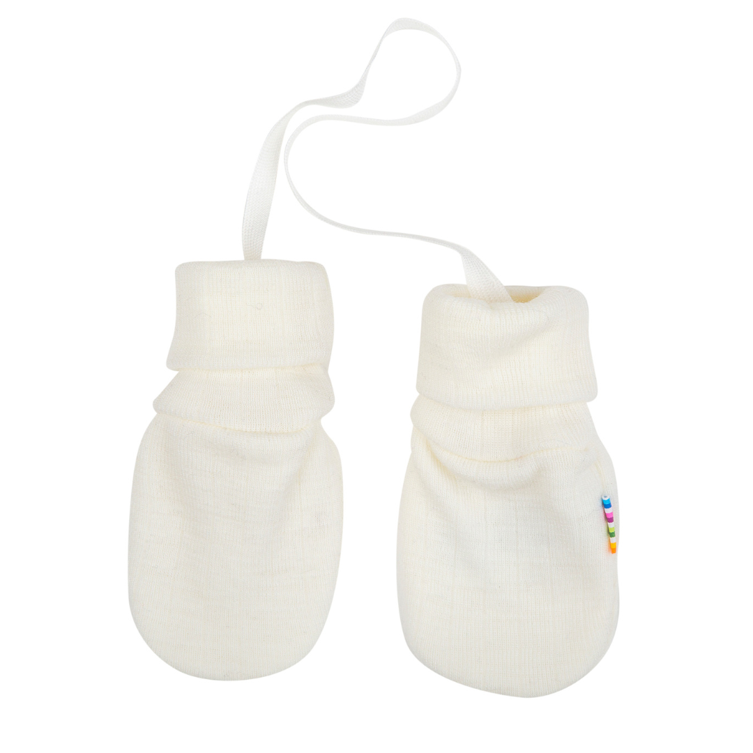 Handschoenen voor baby's / kinderen in de kleur naturel van Joha.