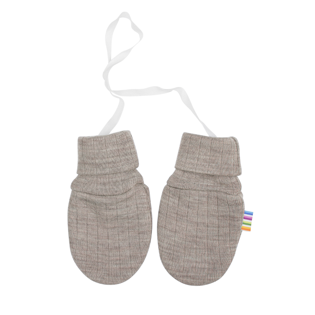 Baby handschoen sesam