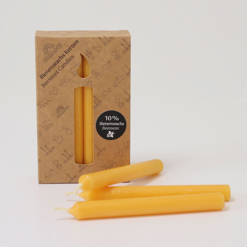 Grimm's Beeswax kaarsen 12st.