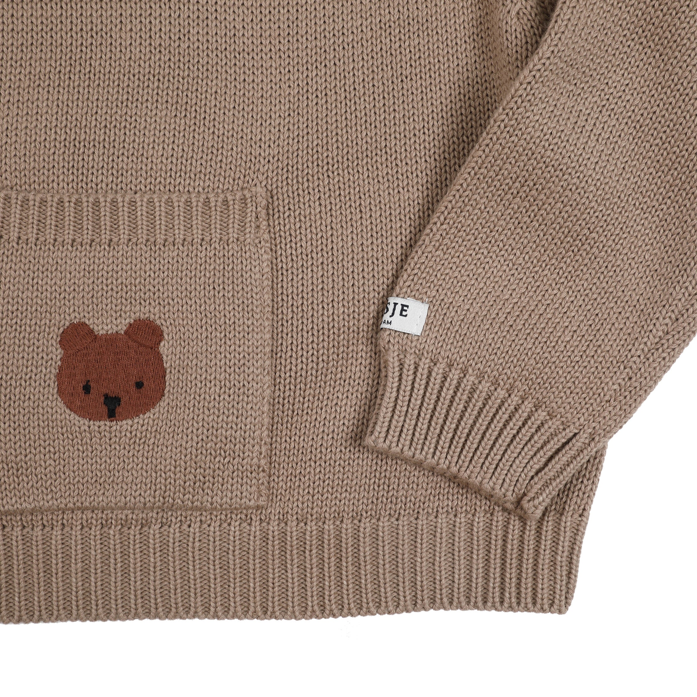 Donsje Loeke sweater bear hazelnut