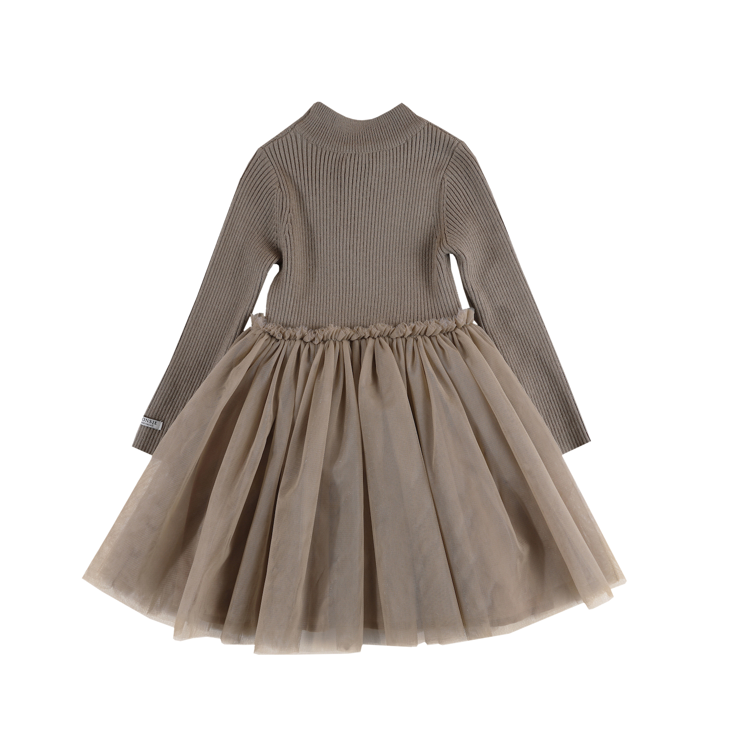 Lotus dress taupe