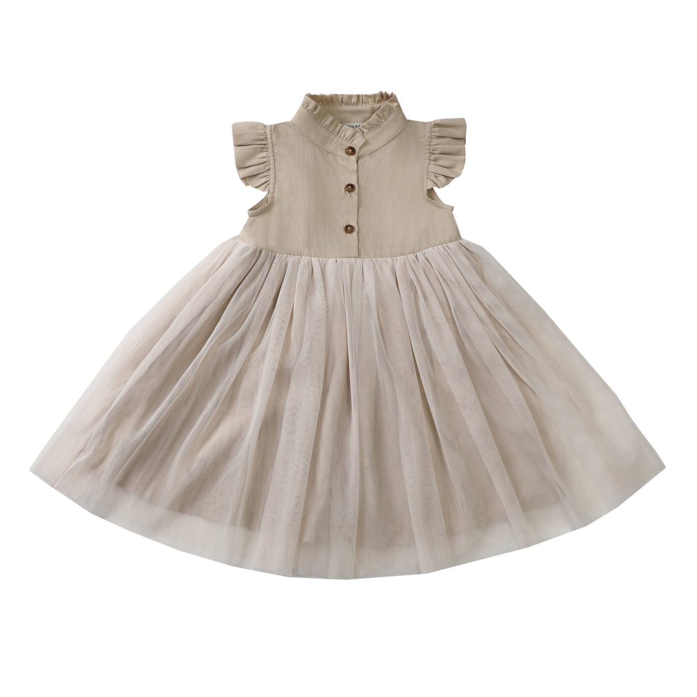 Donsje fleurance dress sand voorkant