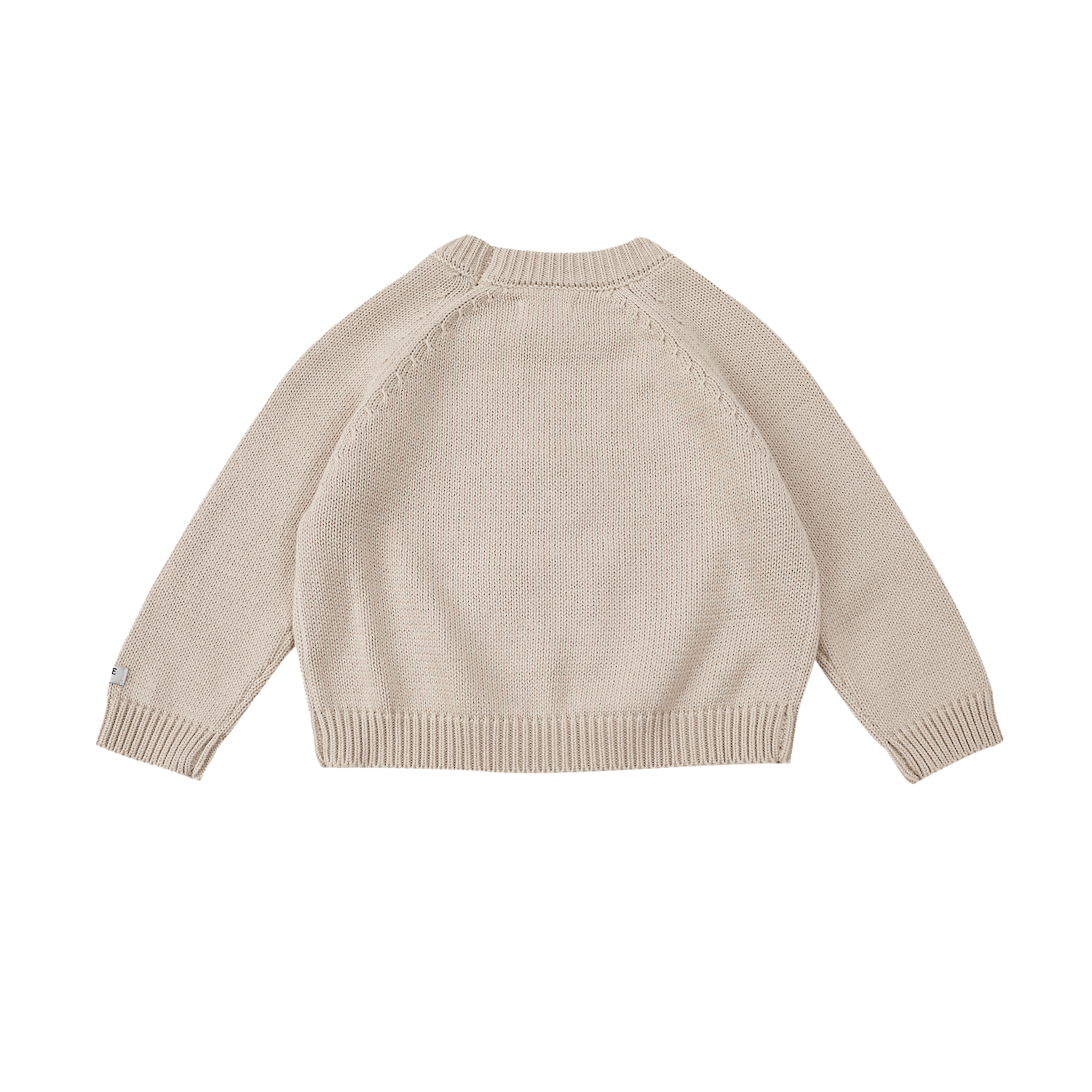 Donsje Loeke sweater unicorn sand achterkant