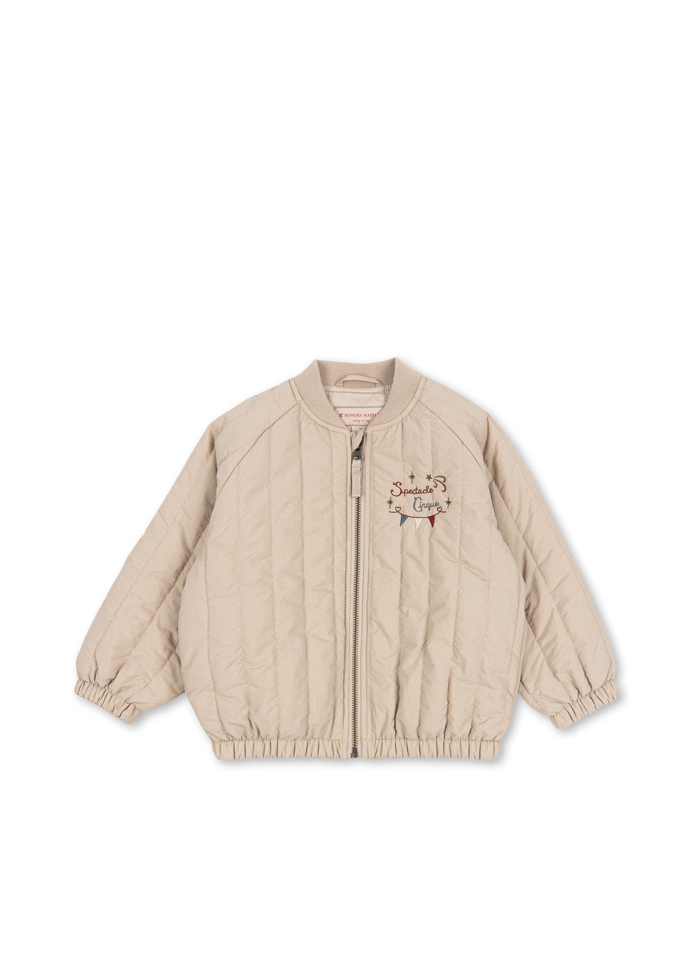 Konges Slojd juno bomber jacket oxford tan magician voorkant