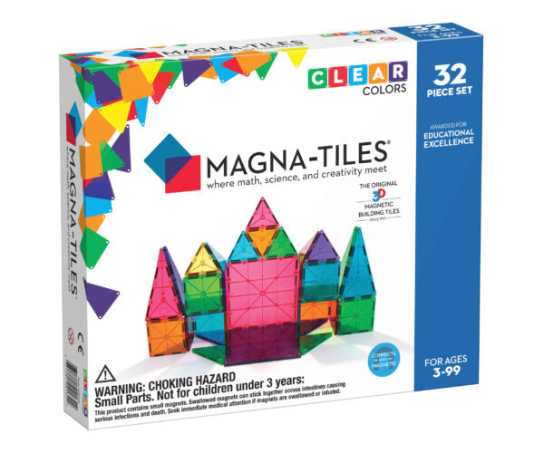 Speelgoed voor kinderen vanaf drie jaar van het merk Magna Tiles.