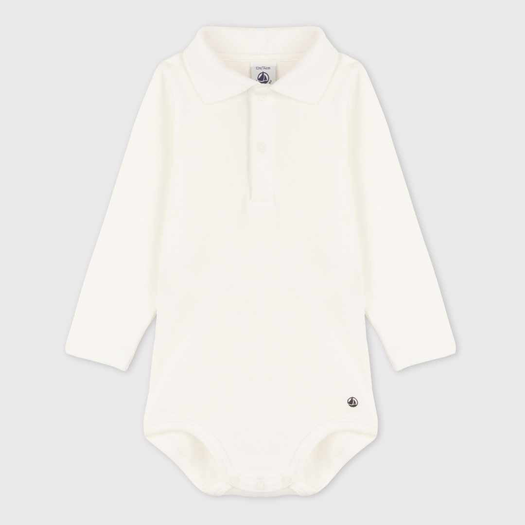 Polo romper crème