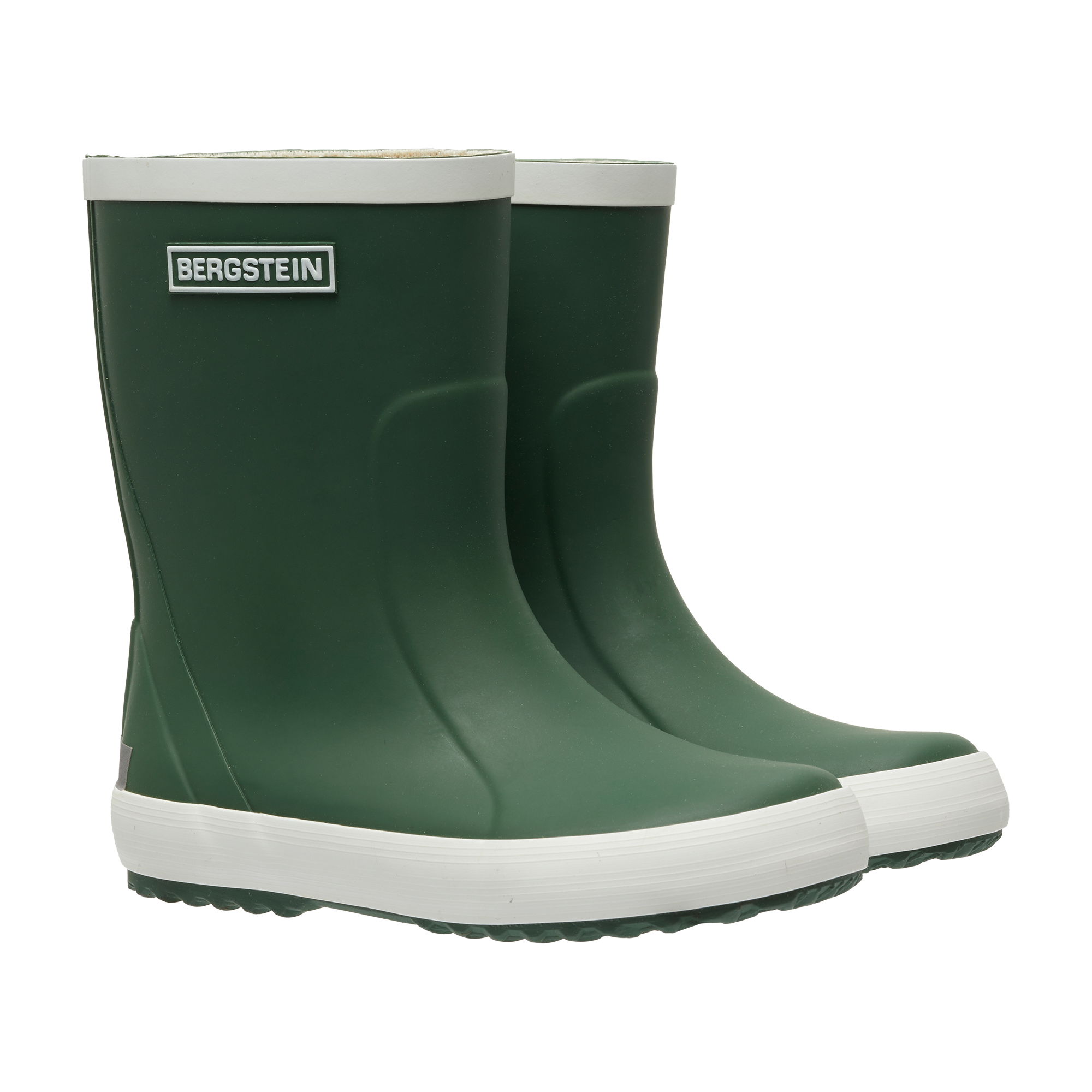 Regenlaarzen natuurrubber dark green