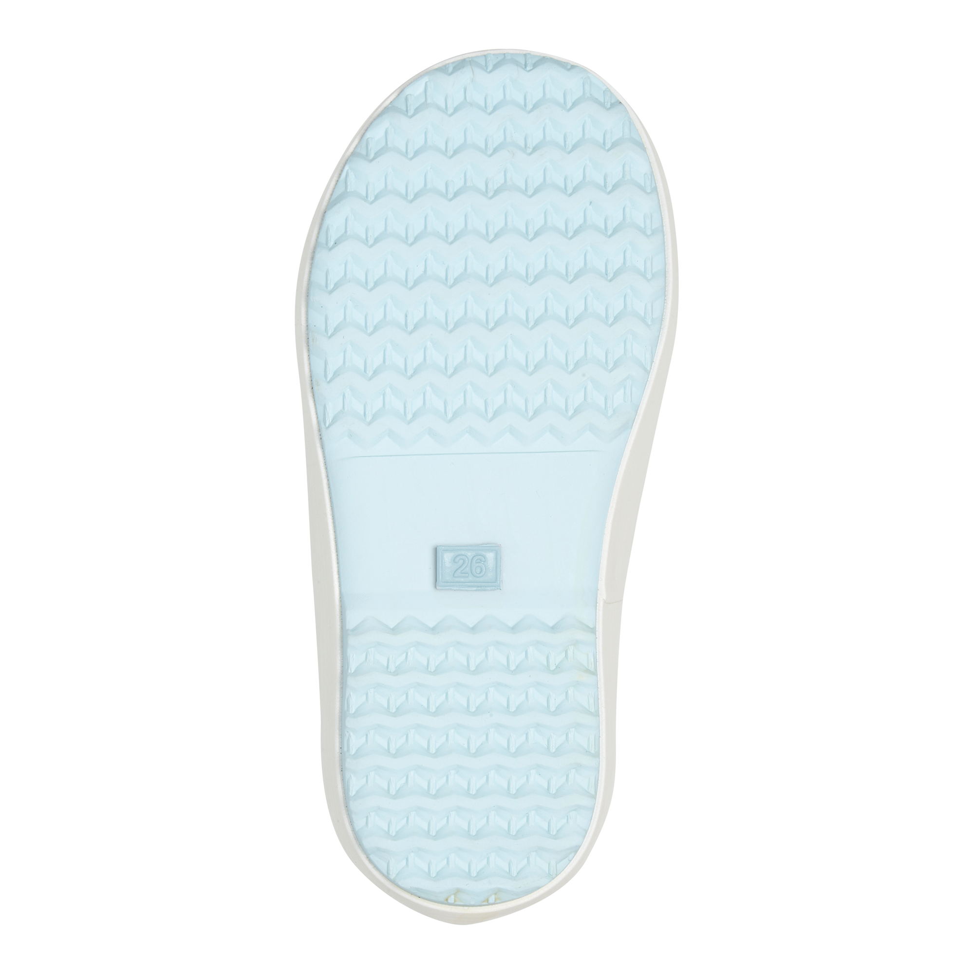 Regenlaarzen natuurrubber light blue