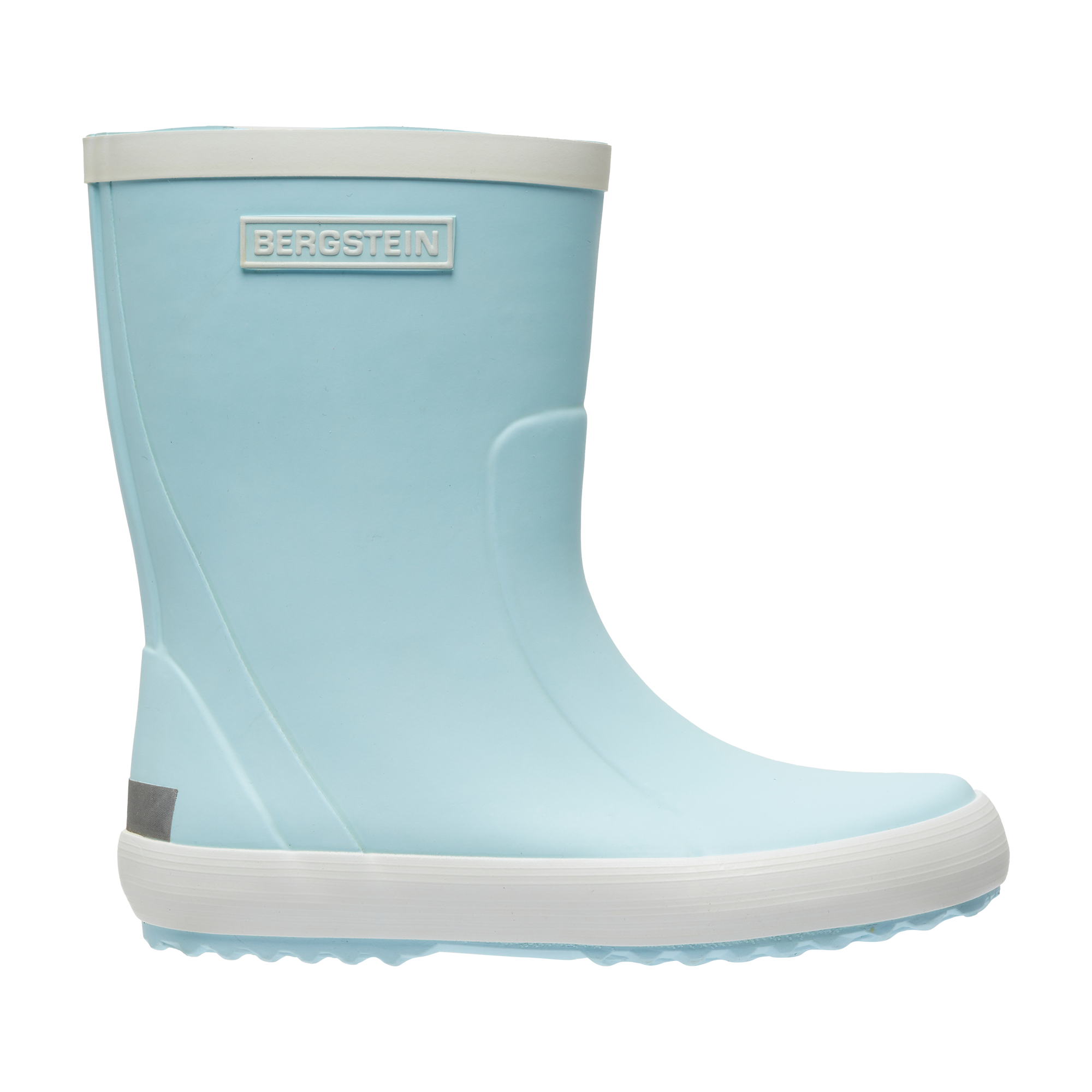 Regenlaarzen natuurrubber light blue