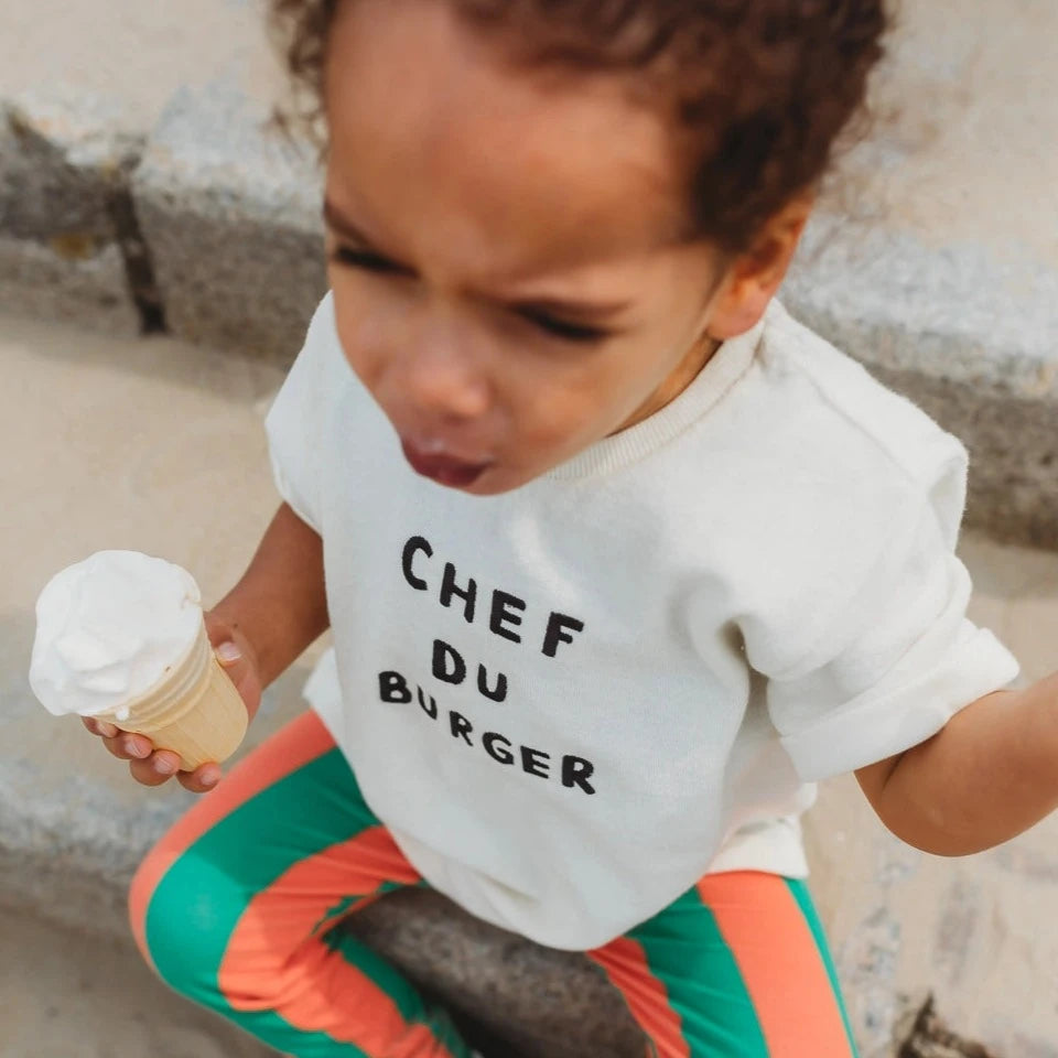 Sproet & Sprout Terry T-shirt Chef du burger