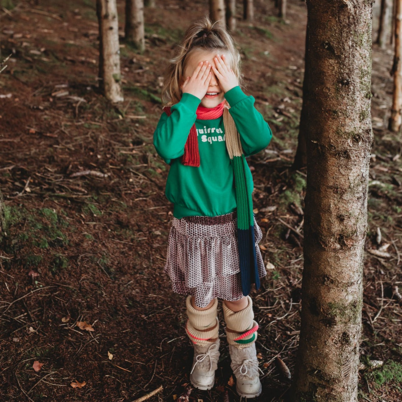 Sproet & Sprout Sweatshirt embroidery Squirrel squad