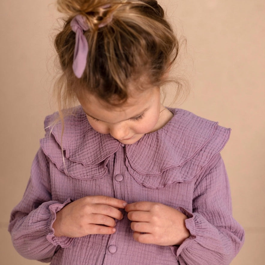 Nixnut Collar Blouse Violet