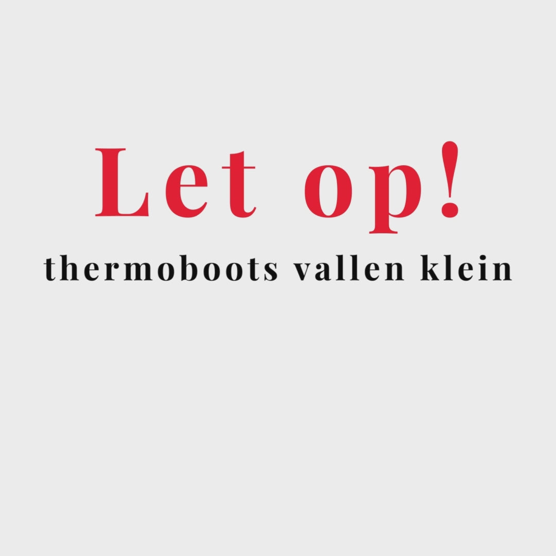 Instructiefilmpje thermoboots.