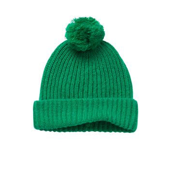 Sproet & Sprout Beanie pompon fern green