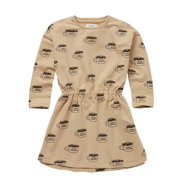 Sproet & Sprout Skater dress Schoko print