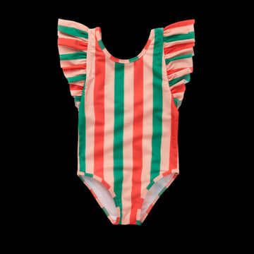 Sproet & Sprout Swimsuit ruffle Stripe print