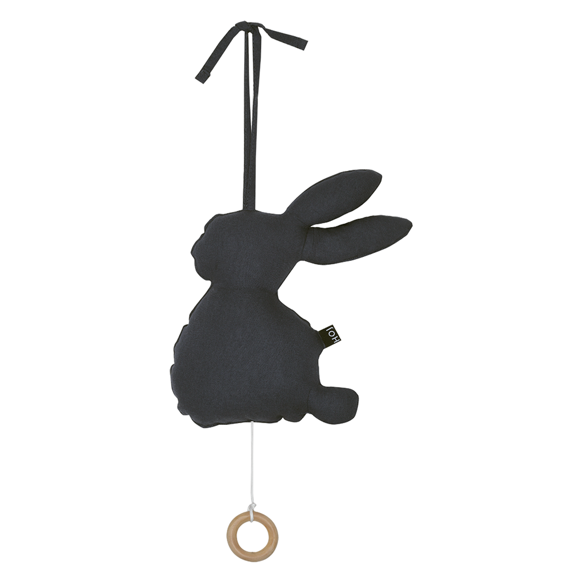 House of Jamie Music Box Rabbit - Blue