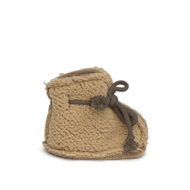 Nixnut Teddy Booties | Camel