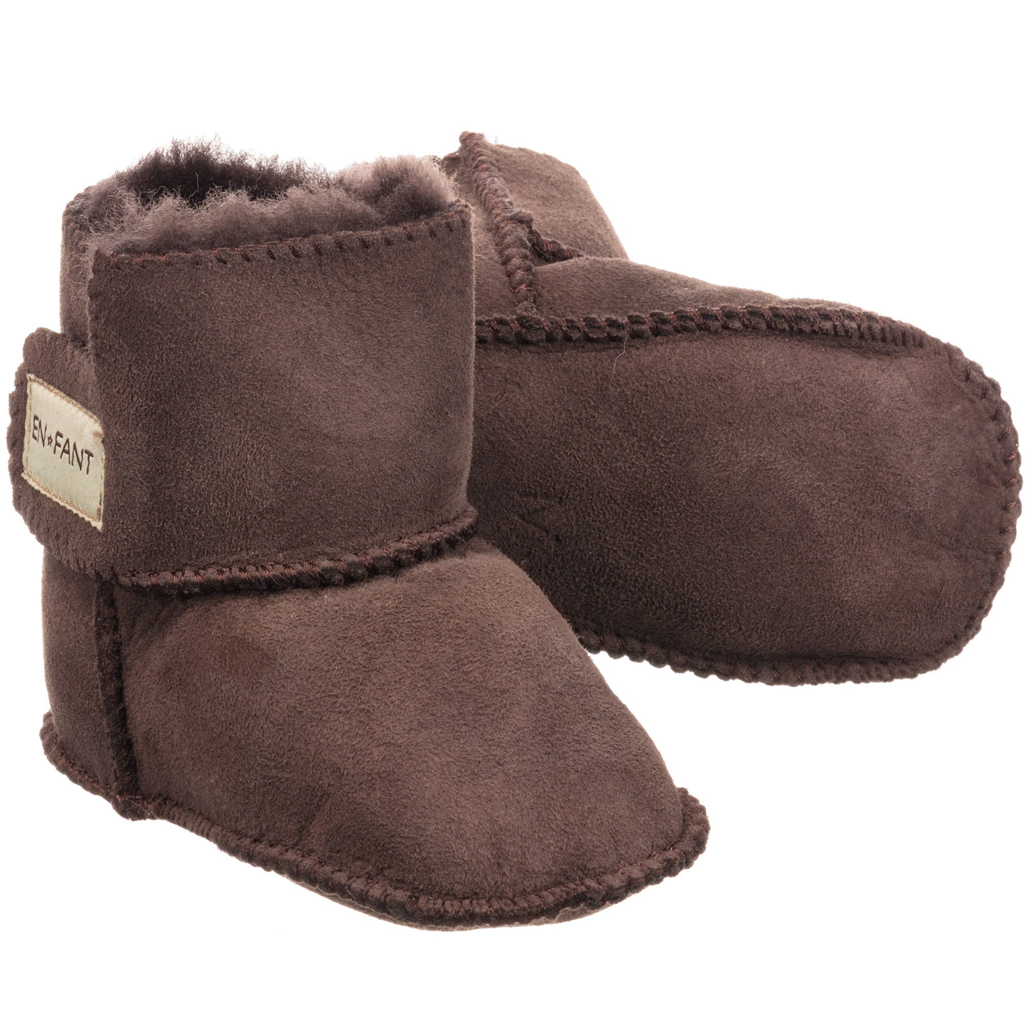 ENFANT Sheepskin bootie brown